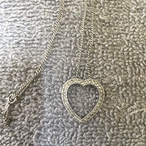 Vintage Erla Theda Necklace Heart Pendant